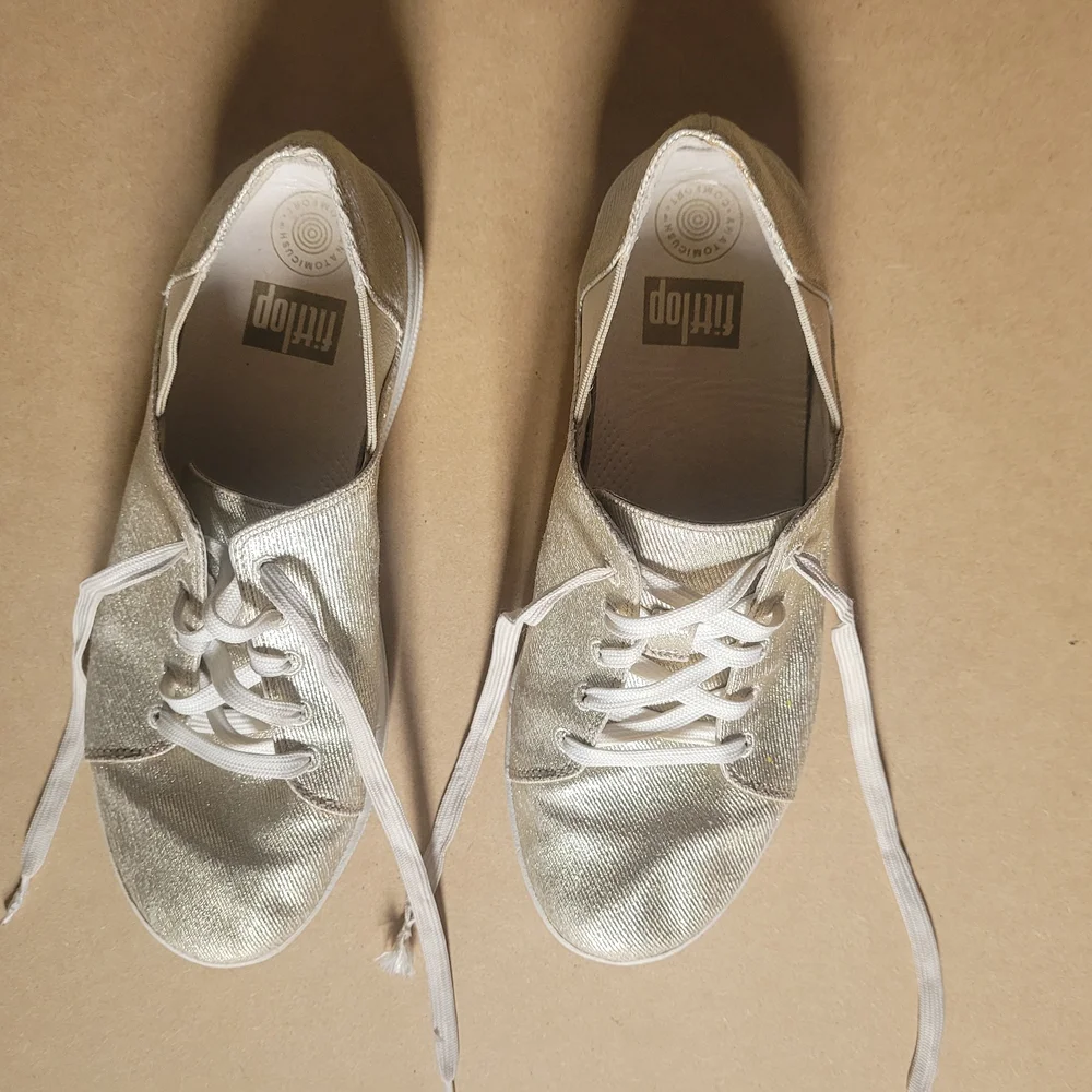 Fitflop Silver Women's Sneakers - Picture 1 of 3